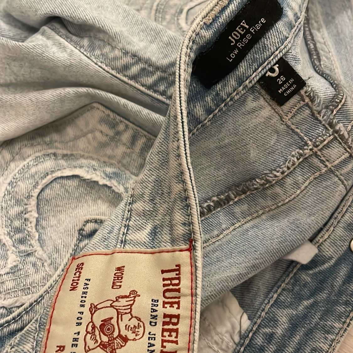 Ljusblå True Religion bootcut jeans - 4