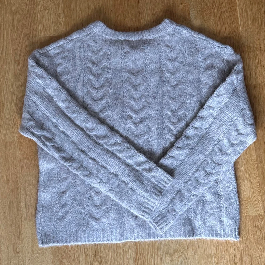 Beige stickad tröja - 3