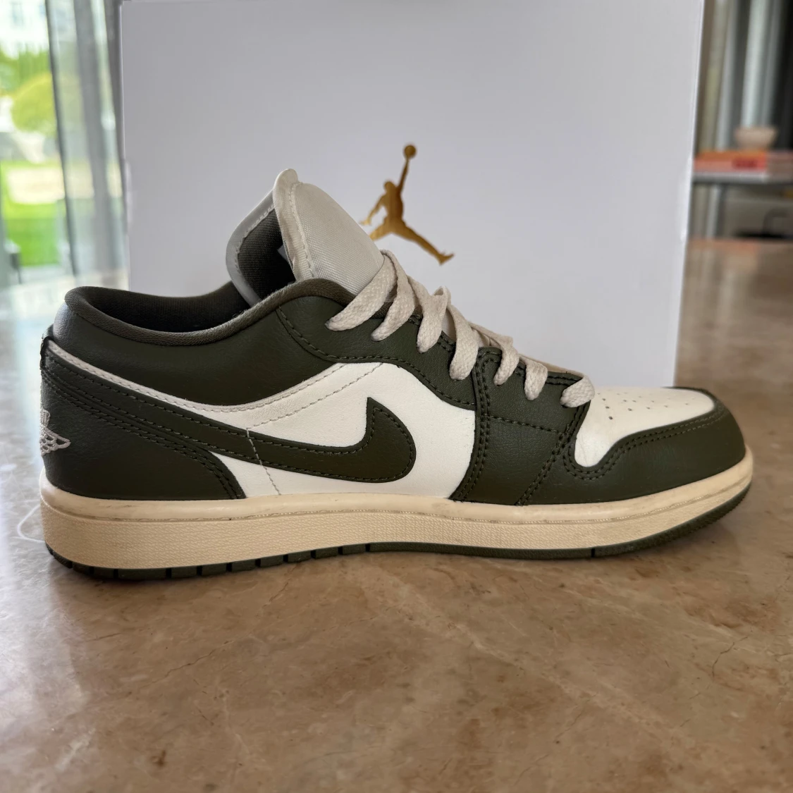 Nike Air Jordan 1 Low Olive/White - 1
