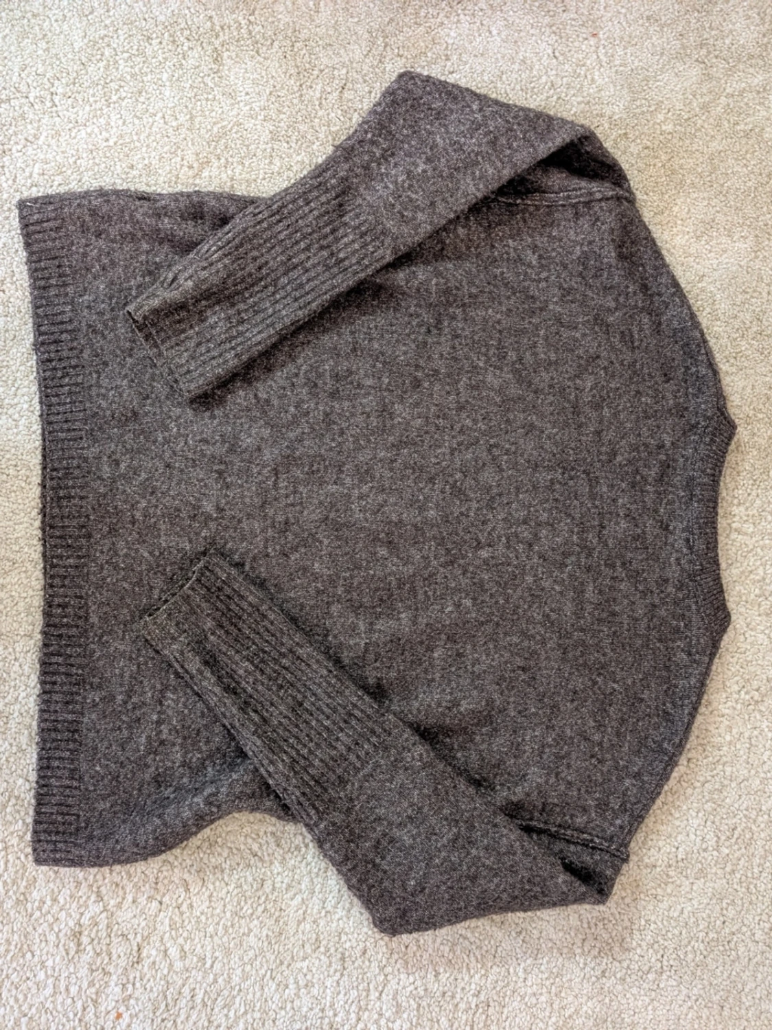 Mörkgrå stickad tröja Buffalo - 2