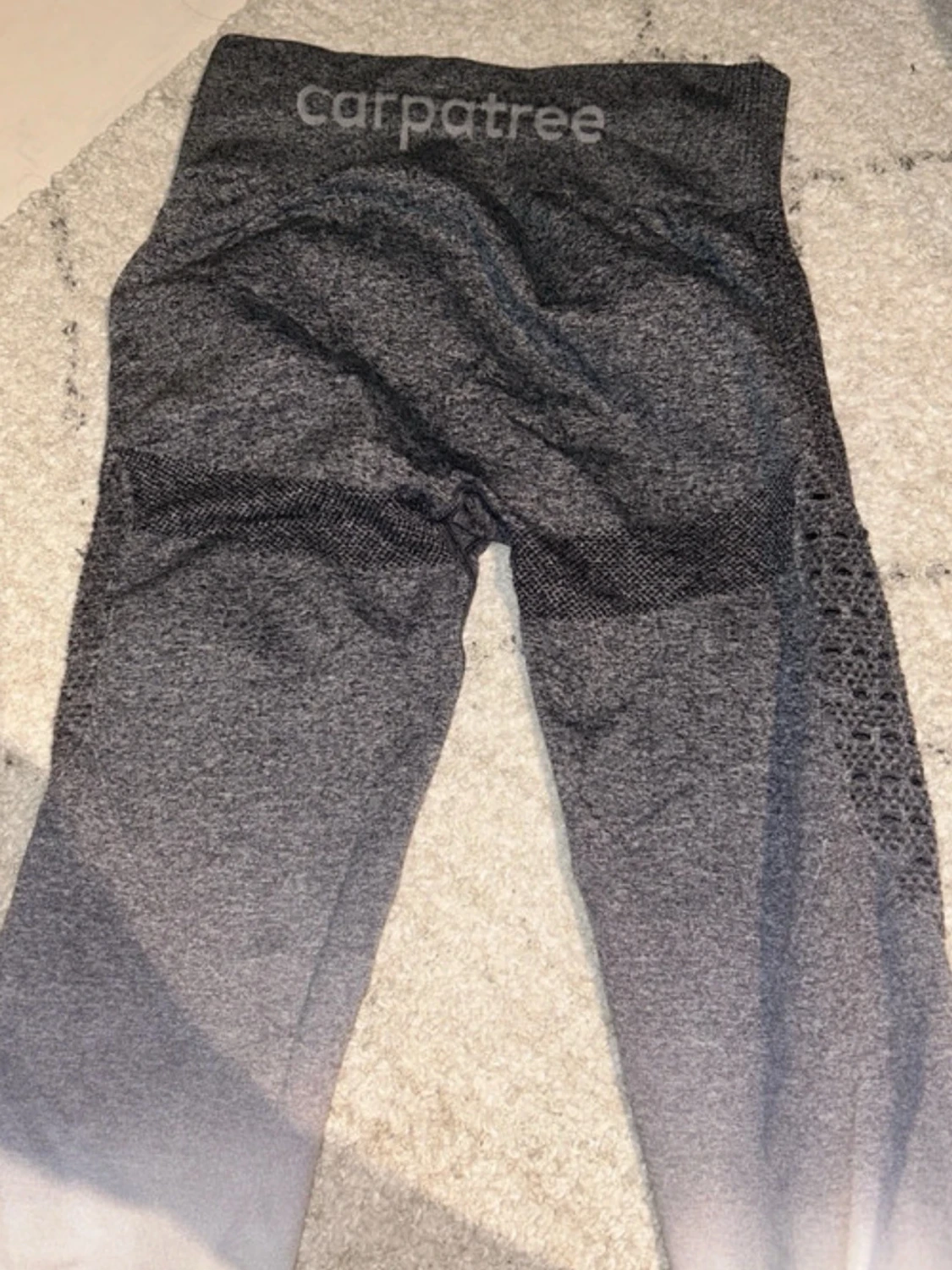 Grå-svarta seamless leggings från Carpatree - 4