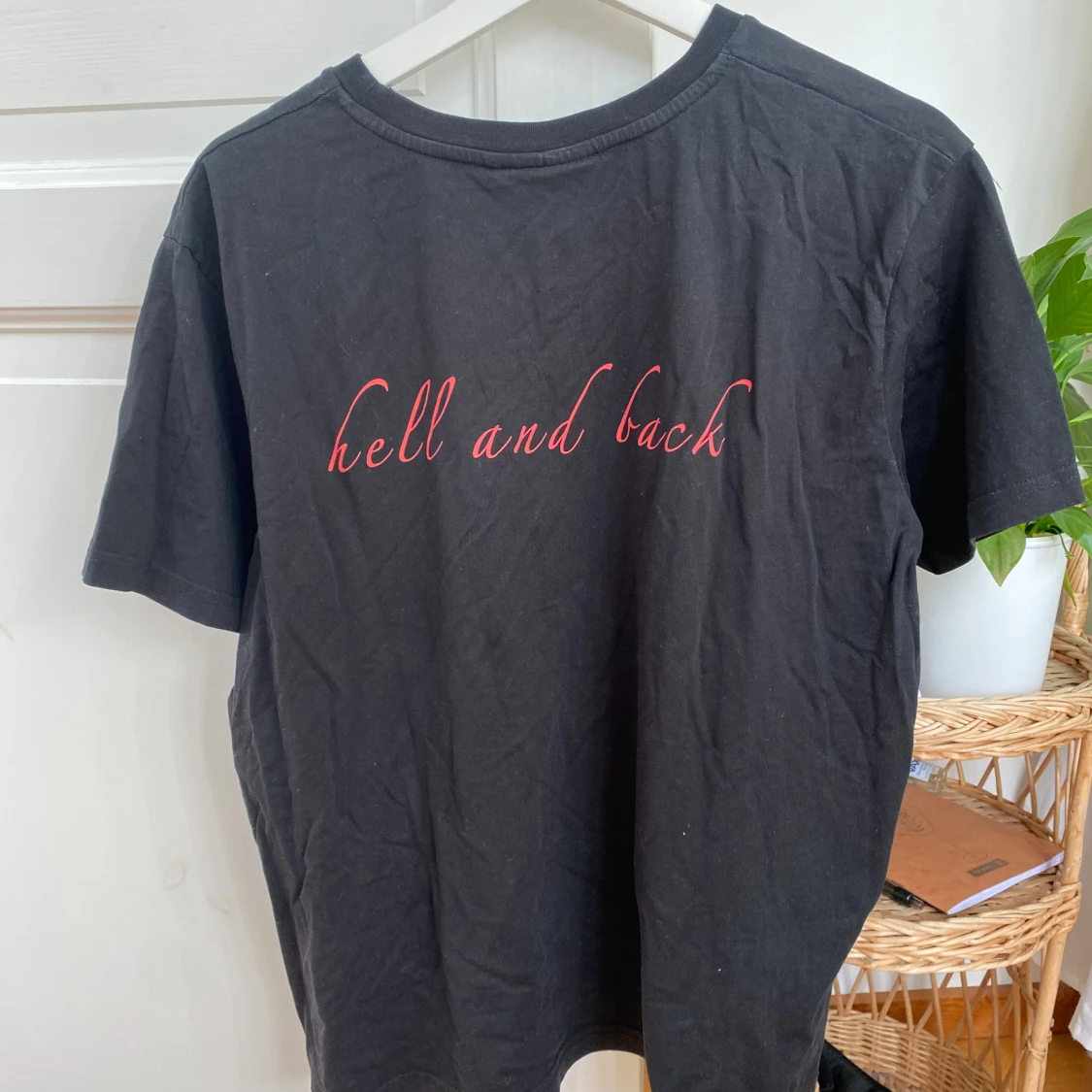 Svart Team Scandi t-shirt i bomull - 1