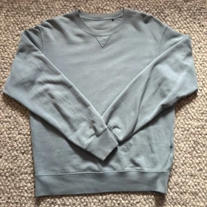 ljusblå uniqlo sweatshirt  - Jag tror tröjan är från uniqlo och storlek Medium men märket inuti tröjan syns inte. Jag är 183 och den passar utmärkt. Tveka ej med att kontakta vid frågor!