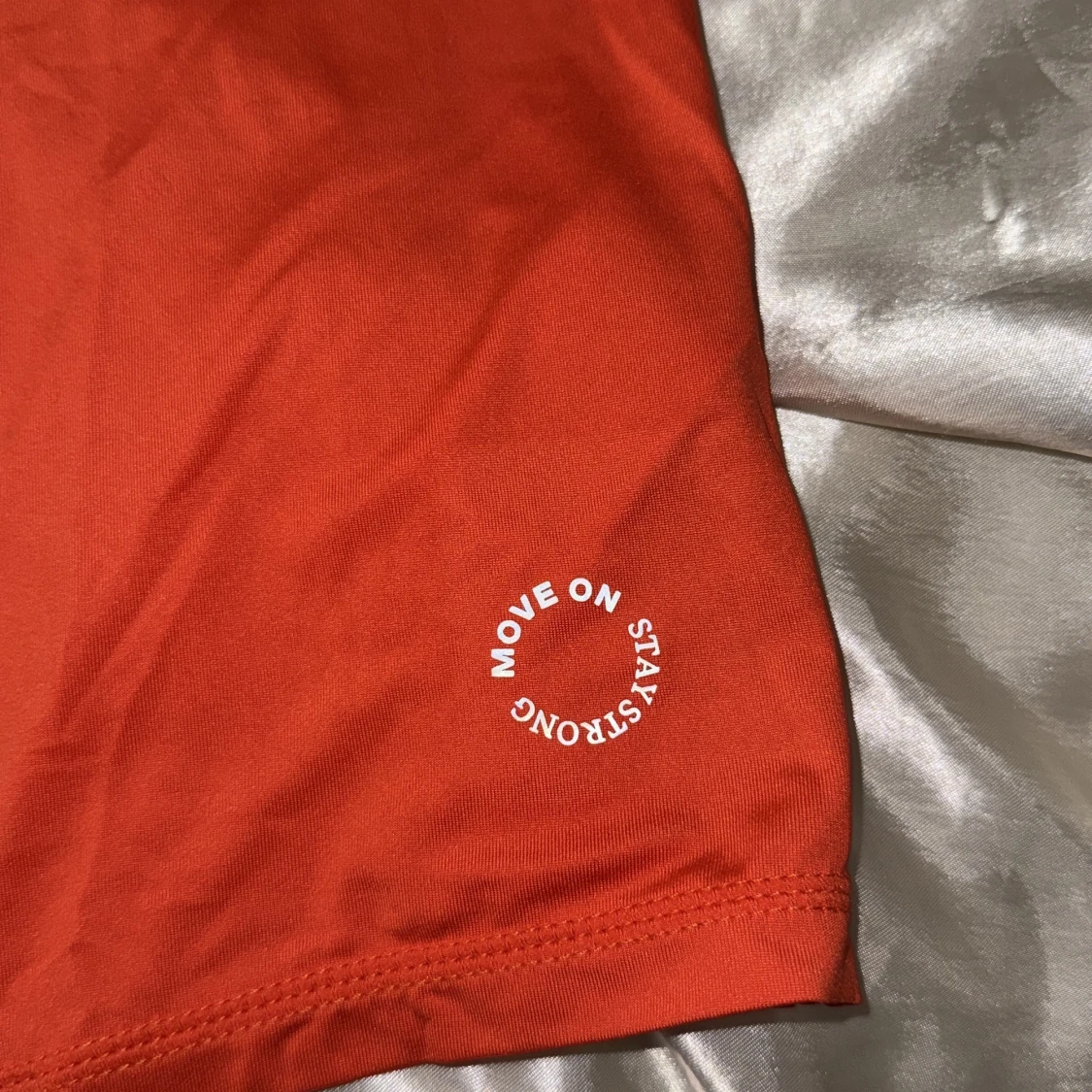 orange sport t shirt  - 1