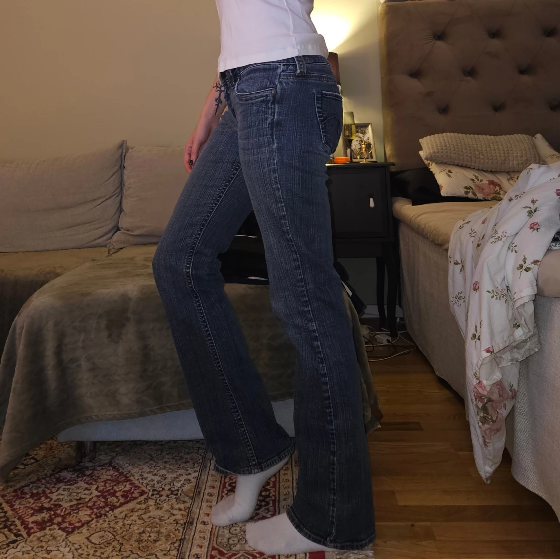 Lågmidjade jeans - 2