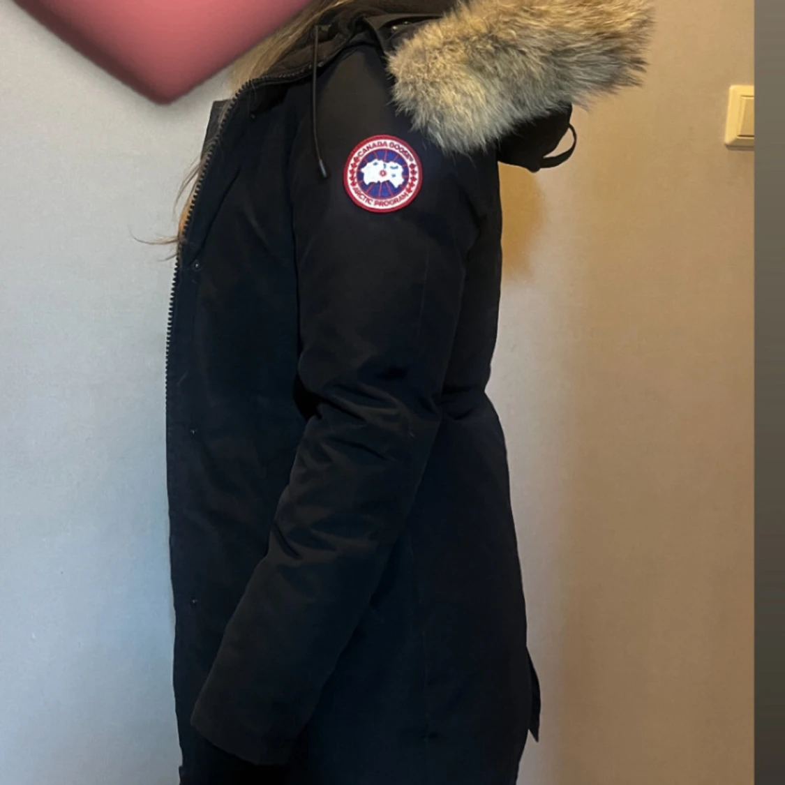 Svart parkas från Canada Goose XS - 4
