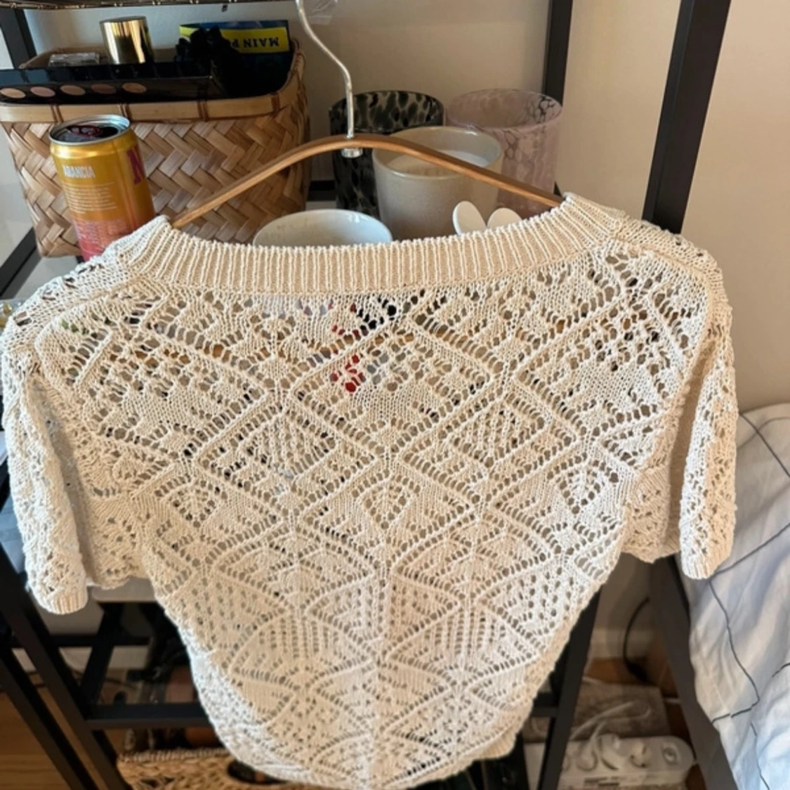 Beige stickad topp från Lindex - 2