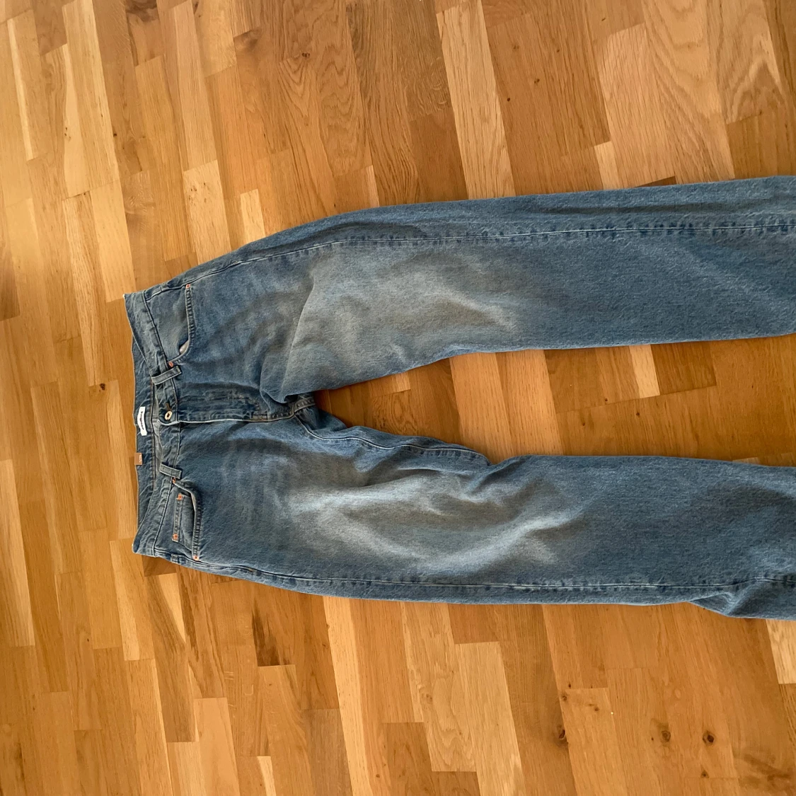 Blå jeans från Woodbird, storlek 32/32