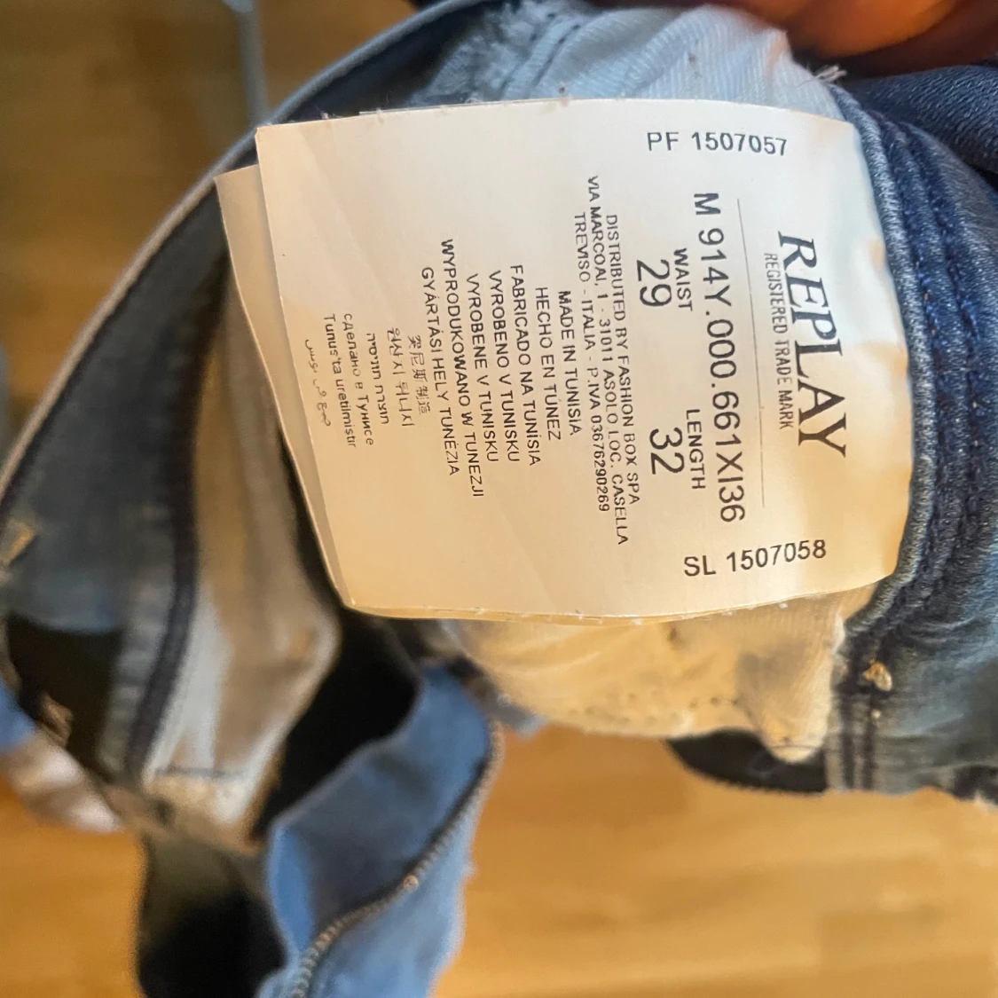 Replay Hyperflex ljusblå jeans - 4