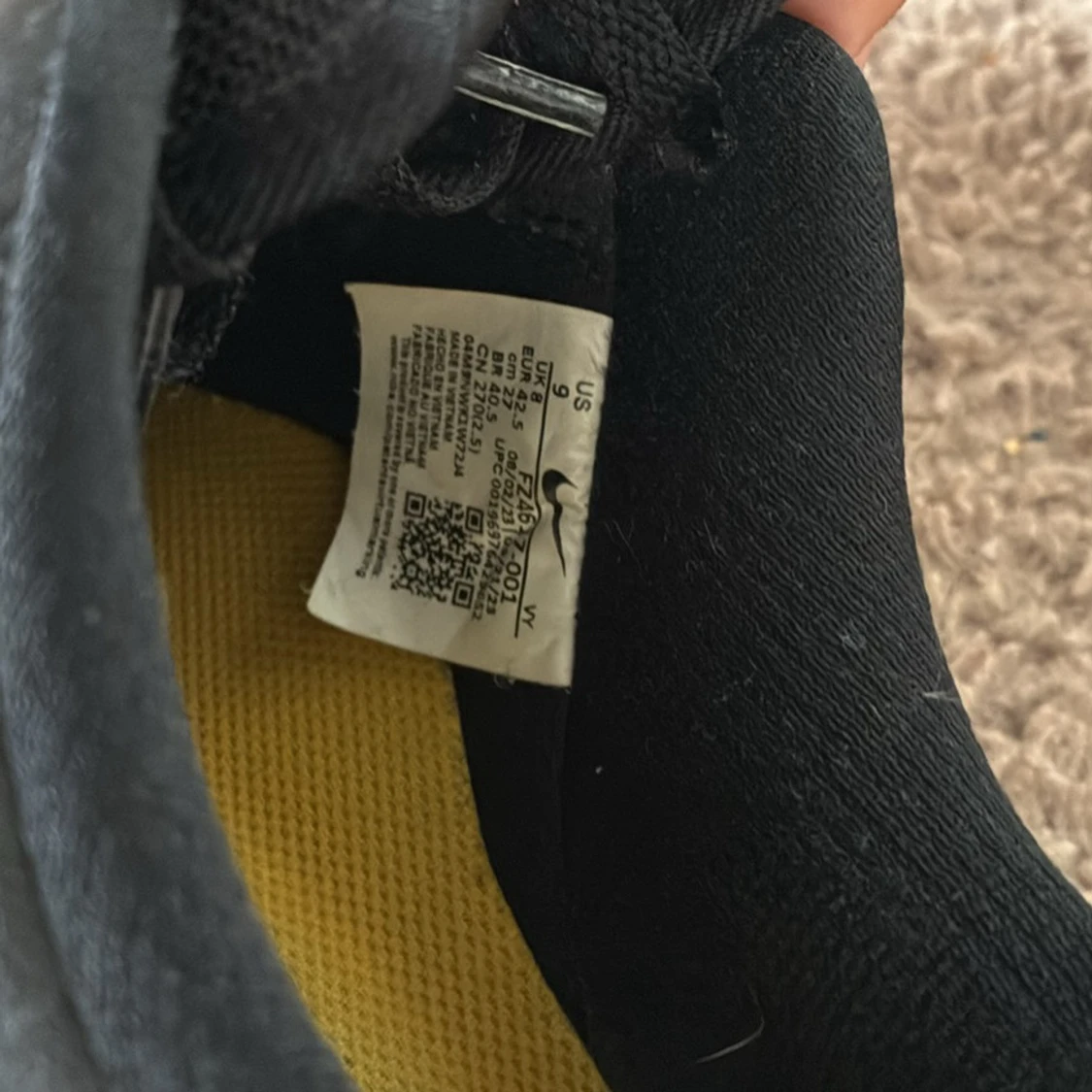 Air force 1 black university gold - 2