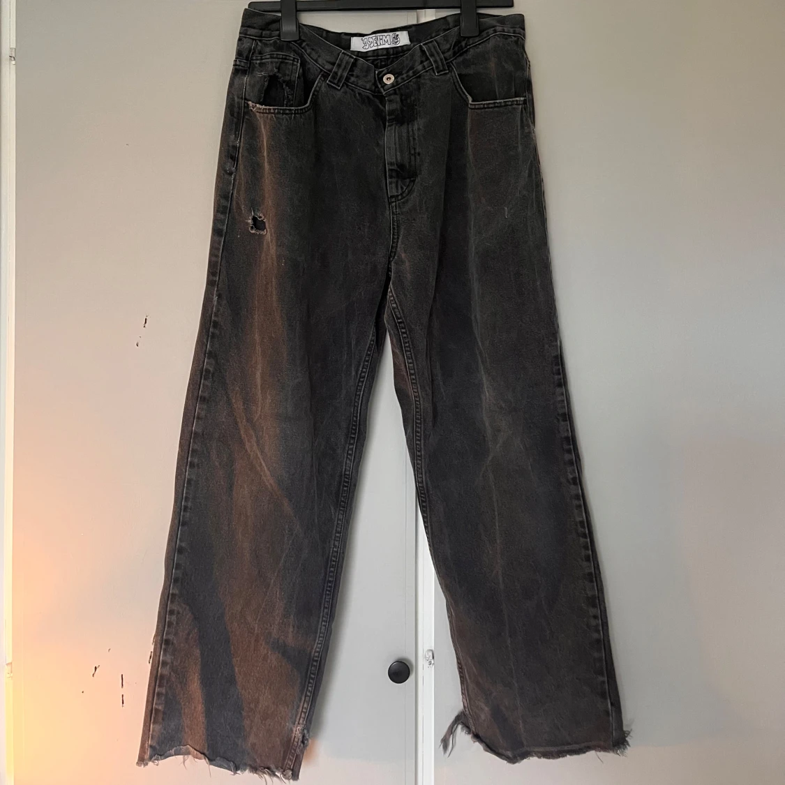 Svarta wide jeans från Polar 93Denim