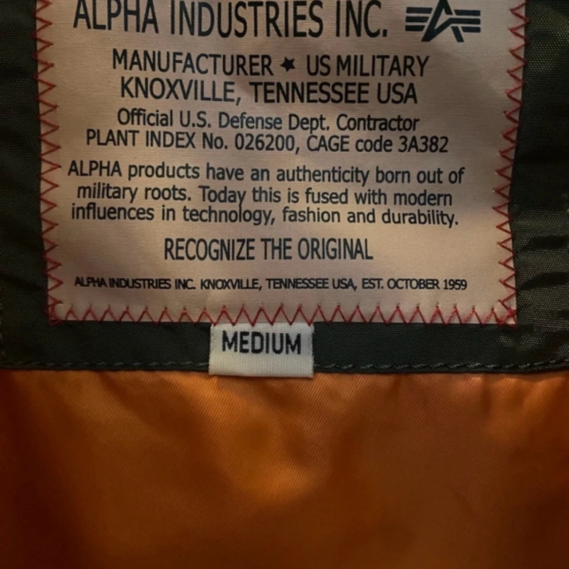 Alpha industries bomberjacka
