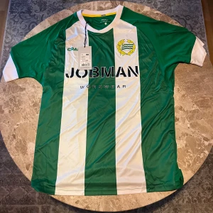 Grönvit Hammarby fotbollströja  - Snygg Hammarby fotbollströja från Craft i grönt och vitt. Tröjan har klubbmärke på bröstet, JOBMAN-tryck. Tillverkad i lätt och ventilerande polyester, perfekt för match eller träning. Storlek XL men passar även L.