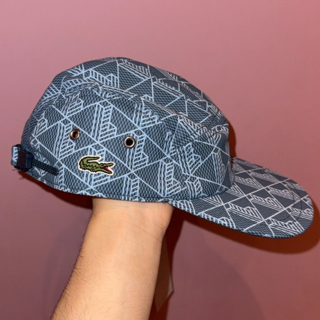 Blå mönstrad keps från Lacoste - 2