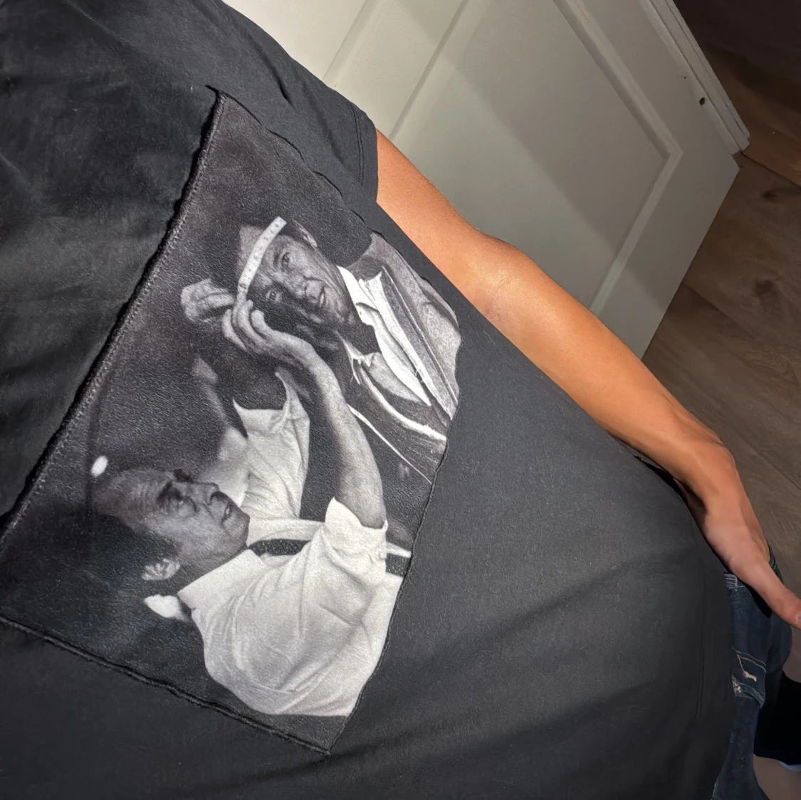 Svart Limitato t-shirt med print - 1