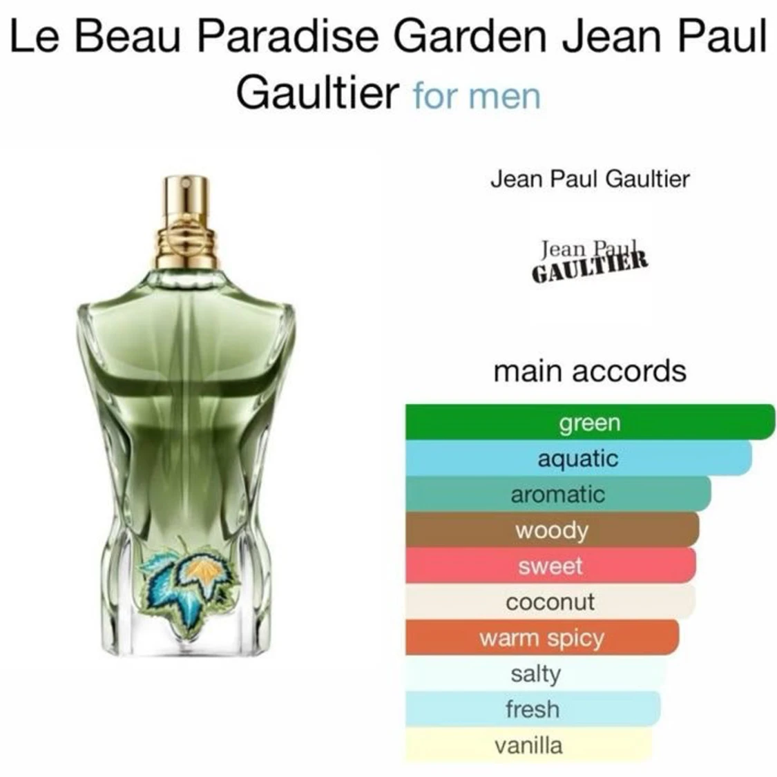 30ml Le Beau Paradise Garden EdP  - 1