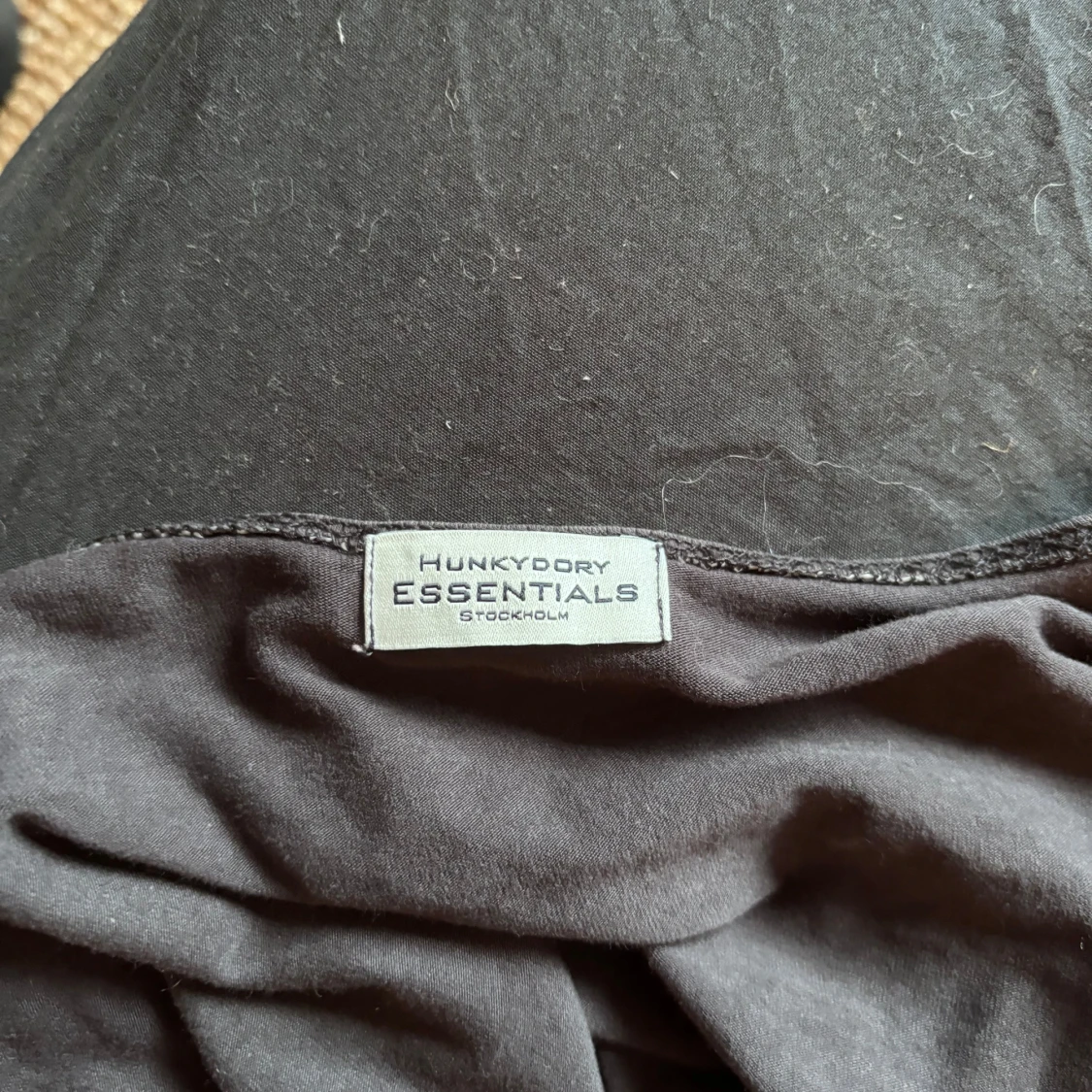 Svart omlottopp med knytband - 4