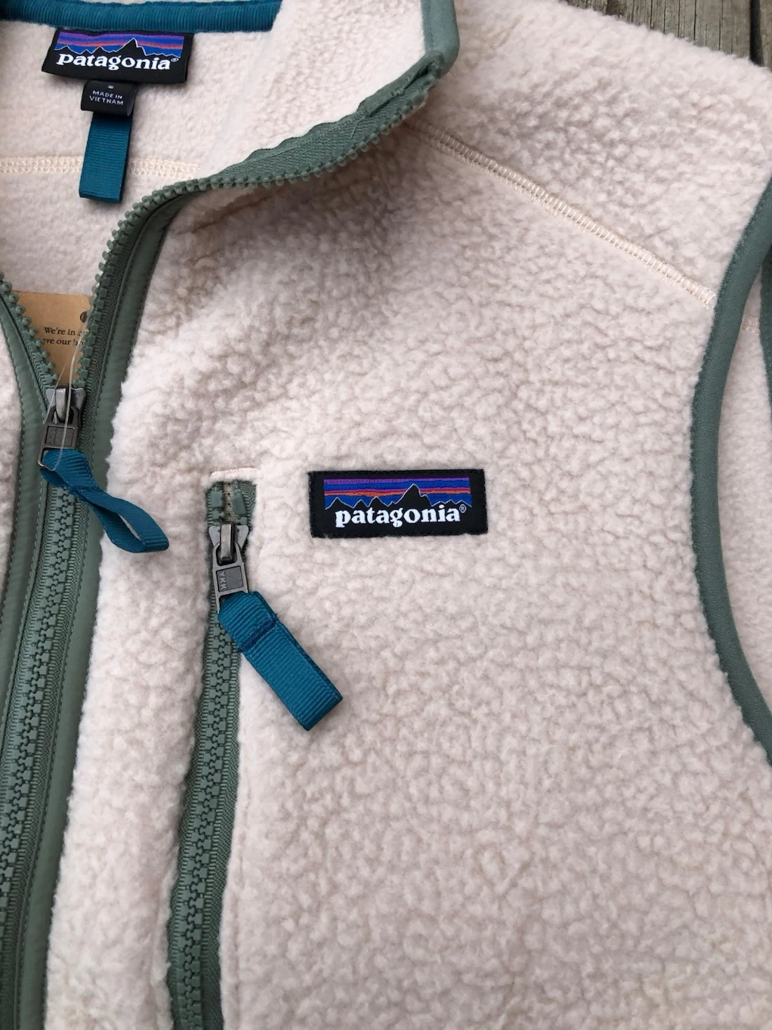 Vit fleeceväst från Patagonia - 1