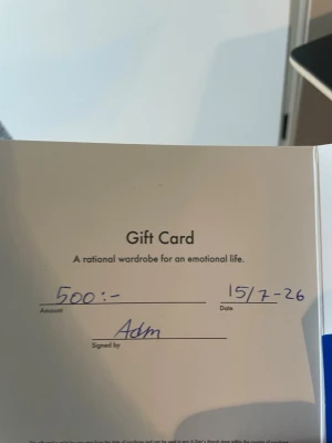 A days march giftcard 500kr - Ett kort till a days march laddat med 500kr