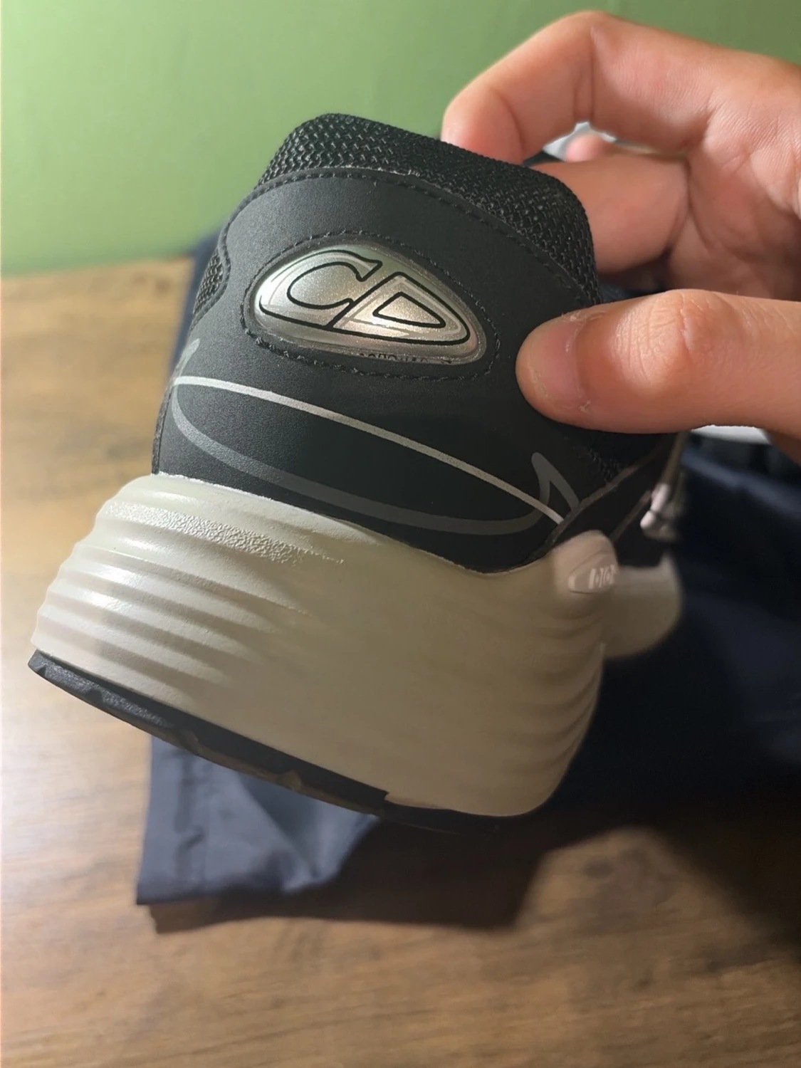 Svarta Dior sneakers med vit sula - 2