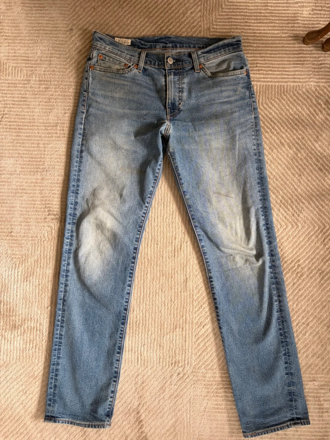Ljusblå raka jeans från Levi's - 1