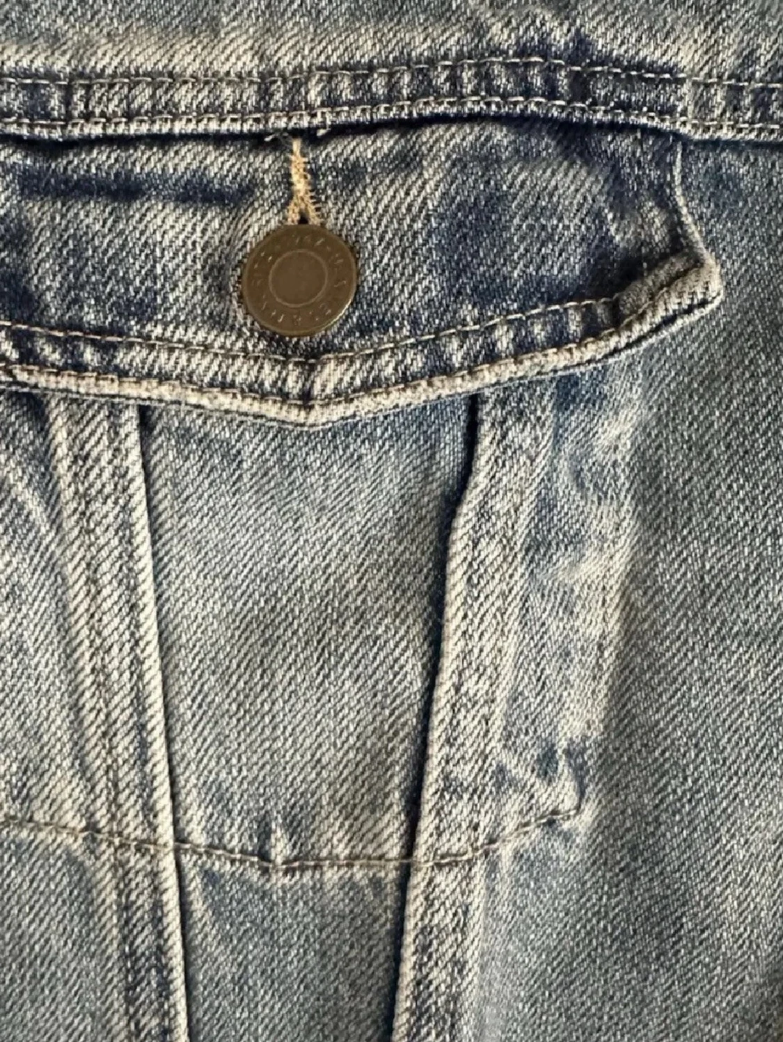 Klassisk blå jeansjacka M - 2