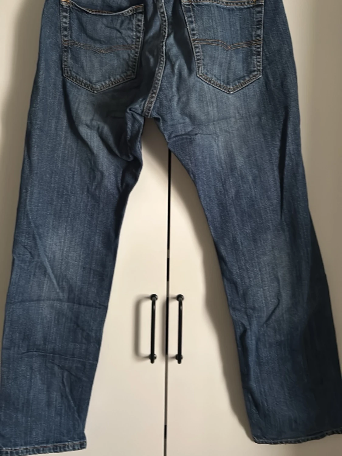 Blå raka jeans från Grant - 2