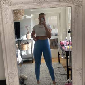 Blå gymshark tights storlek xs💙