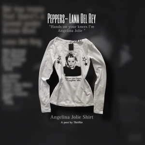 Angelina Jolie ~ - Helt ny tröja!!  Målad för hand! Tvätta inte tröjan mer än 40 grader i tvättmaskinen! Denna tröja är inspirerad av Lana Del Rey’s nya låt! <3