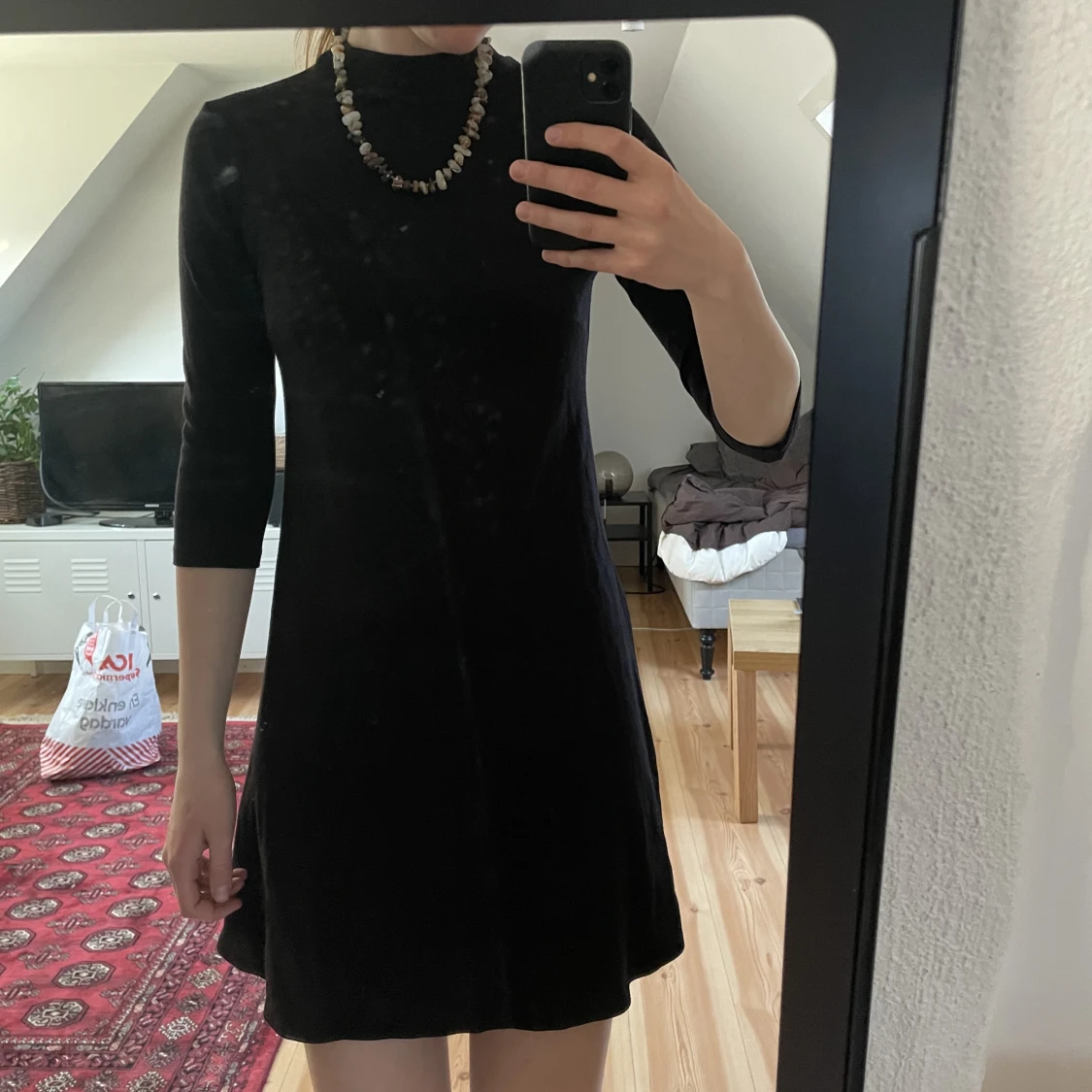 Skön svart klänning