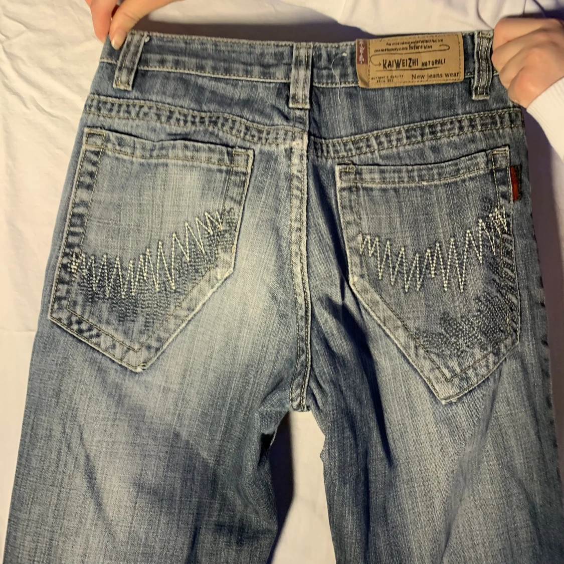 Baggy lågmidjade jeans
