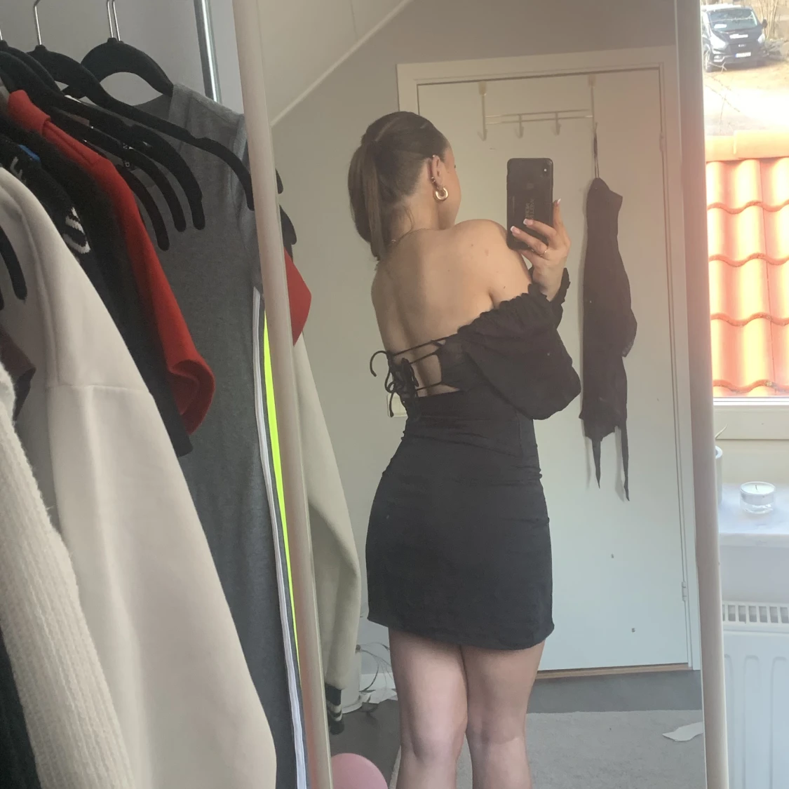 Satin klänning - 90