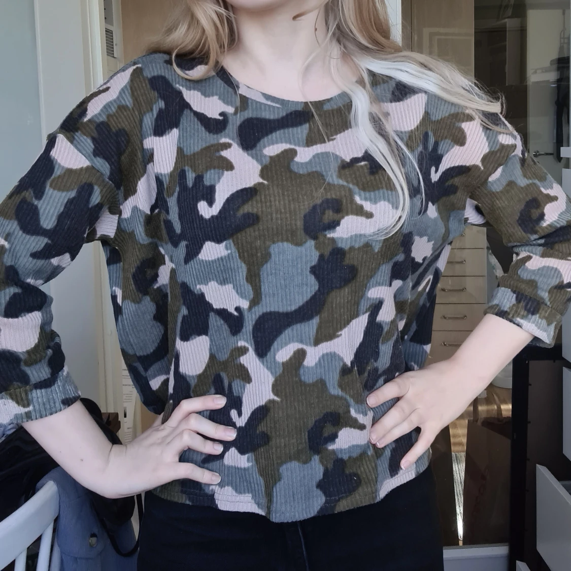 Tröja i camouflage  - 90