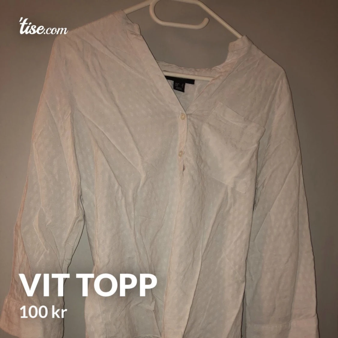 Vit topp