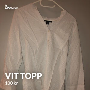 Vit topp - Oanvänt