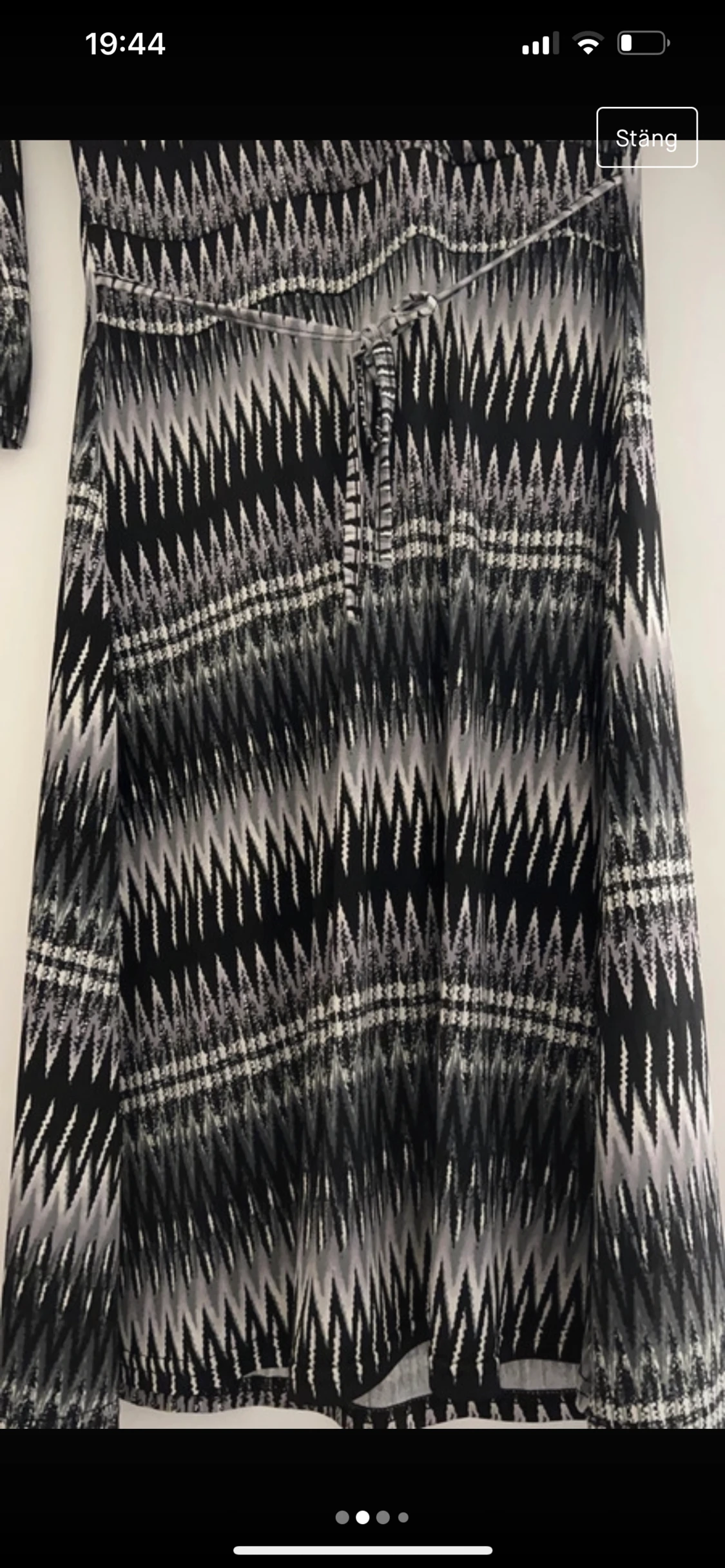 Mönstrad klänning  - 90