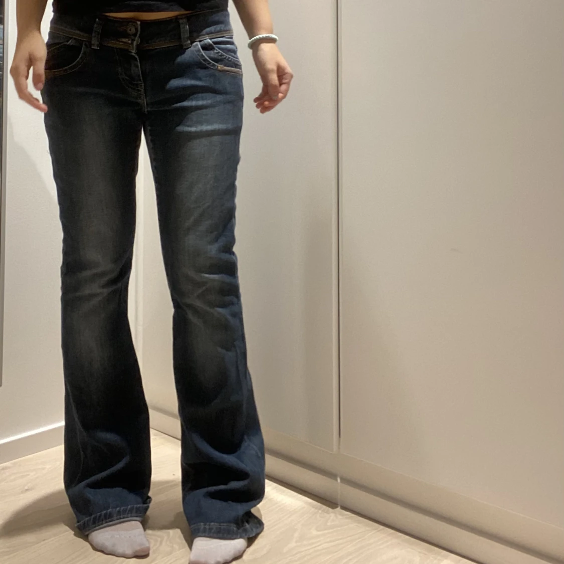 Lågmidjade jeans - 90