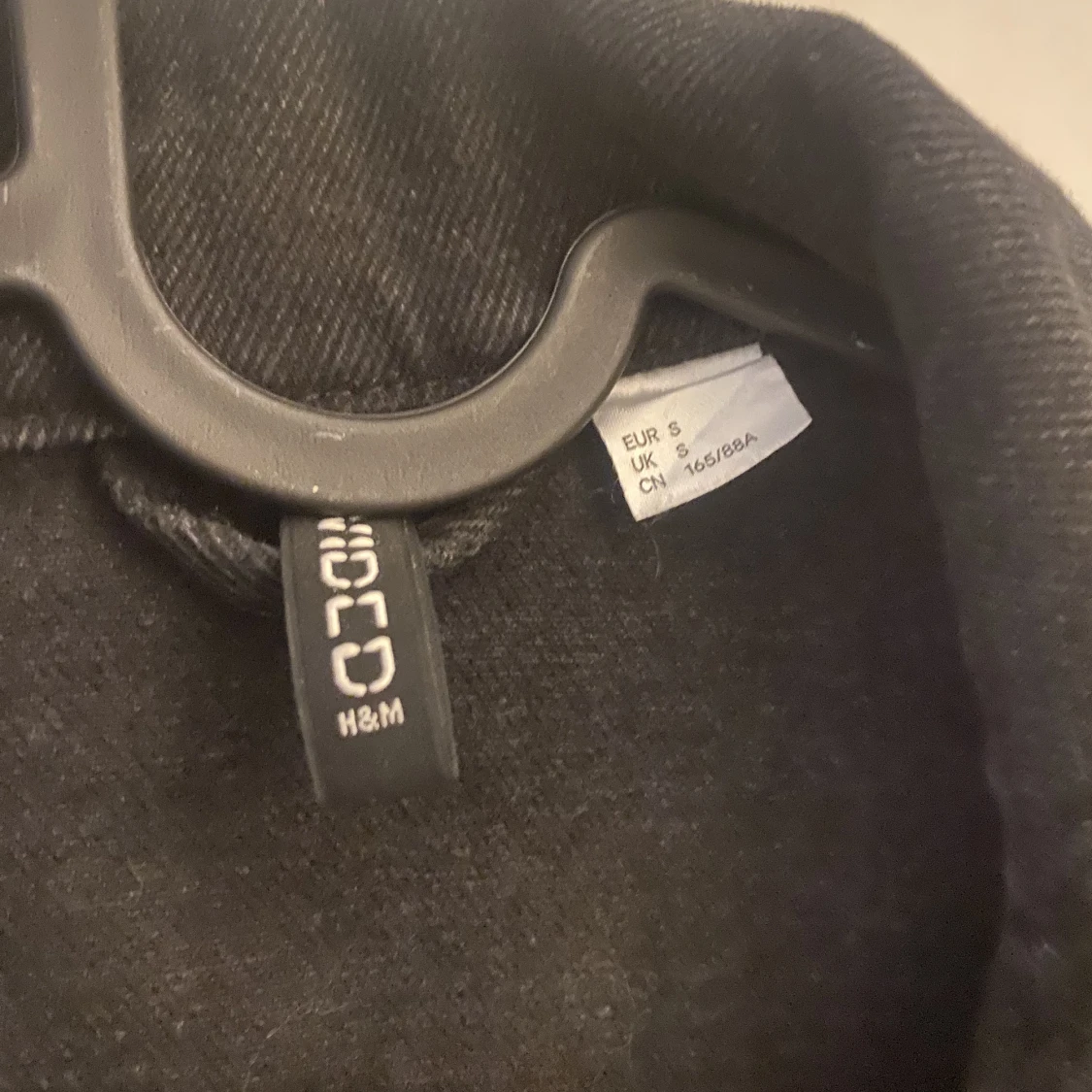 Svart jeans jacka - 90