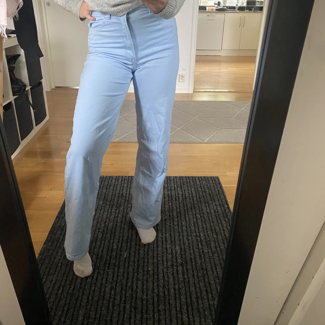 Blåa jeans från hm💙