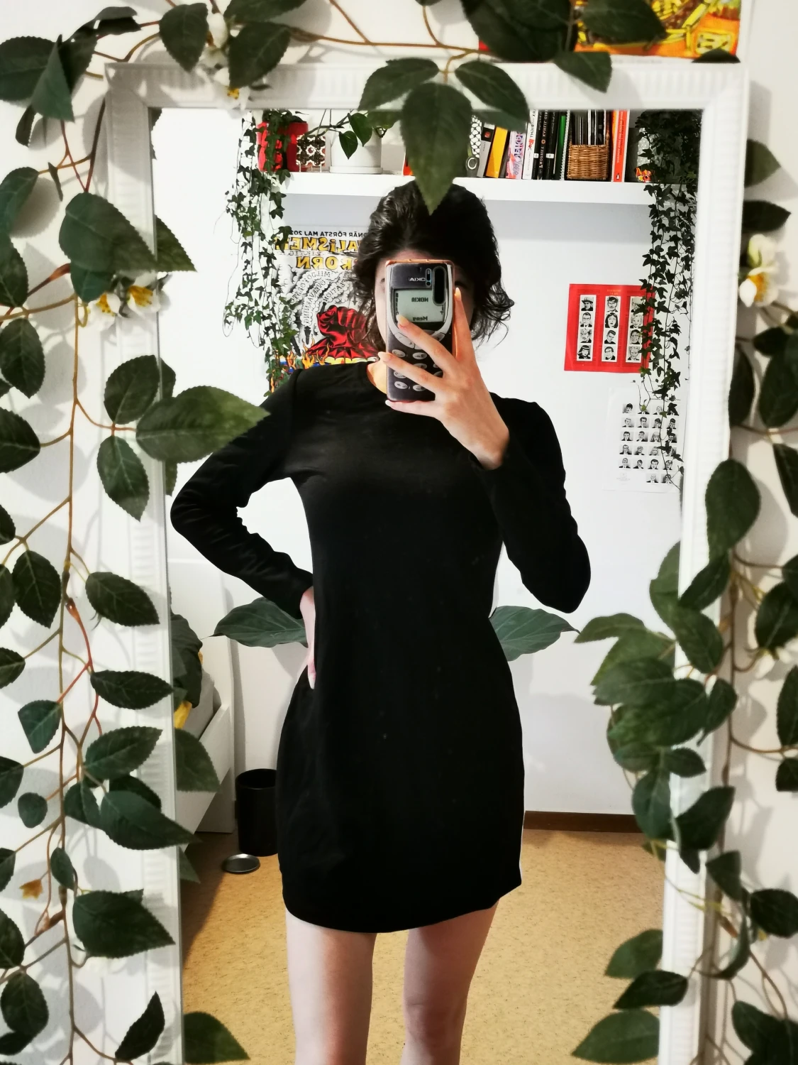 Cotton black dress bershka - 90