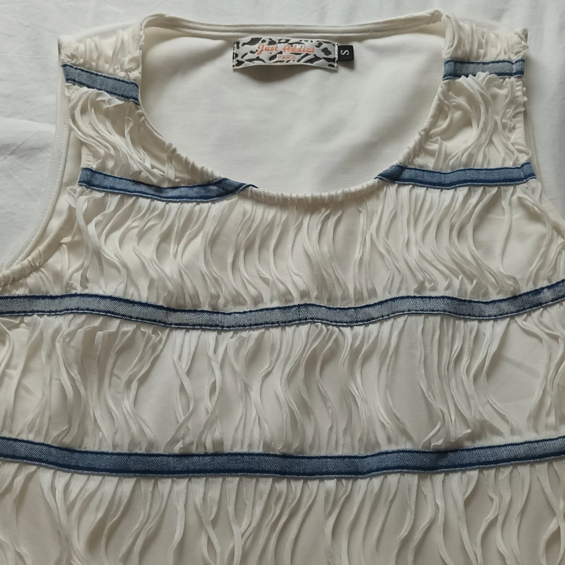 Vit sommarklänning  - 90