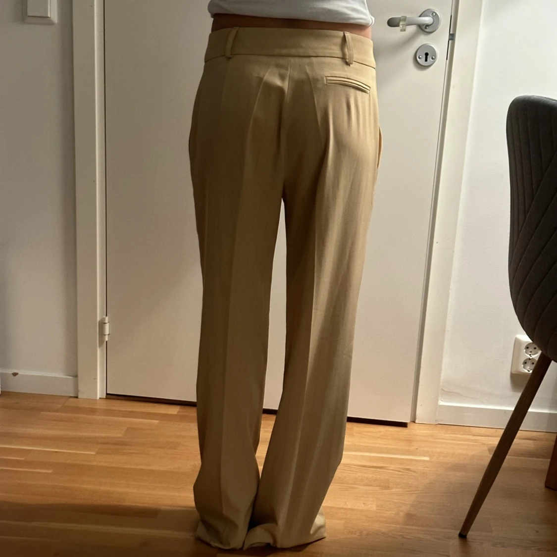 Randiga kostymbyxor - 90