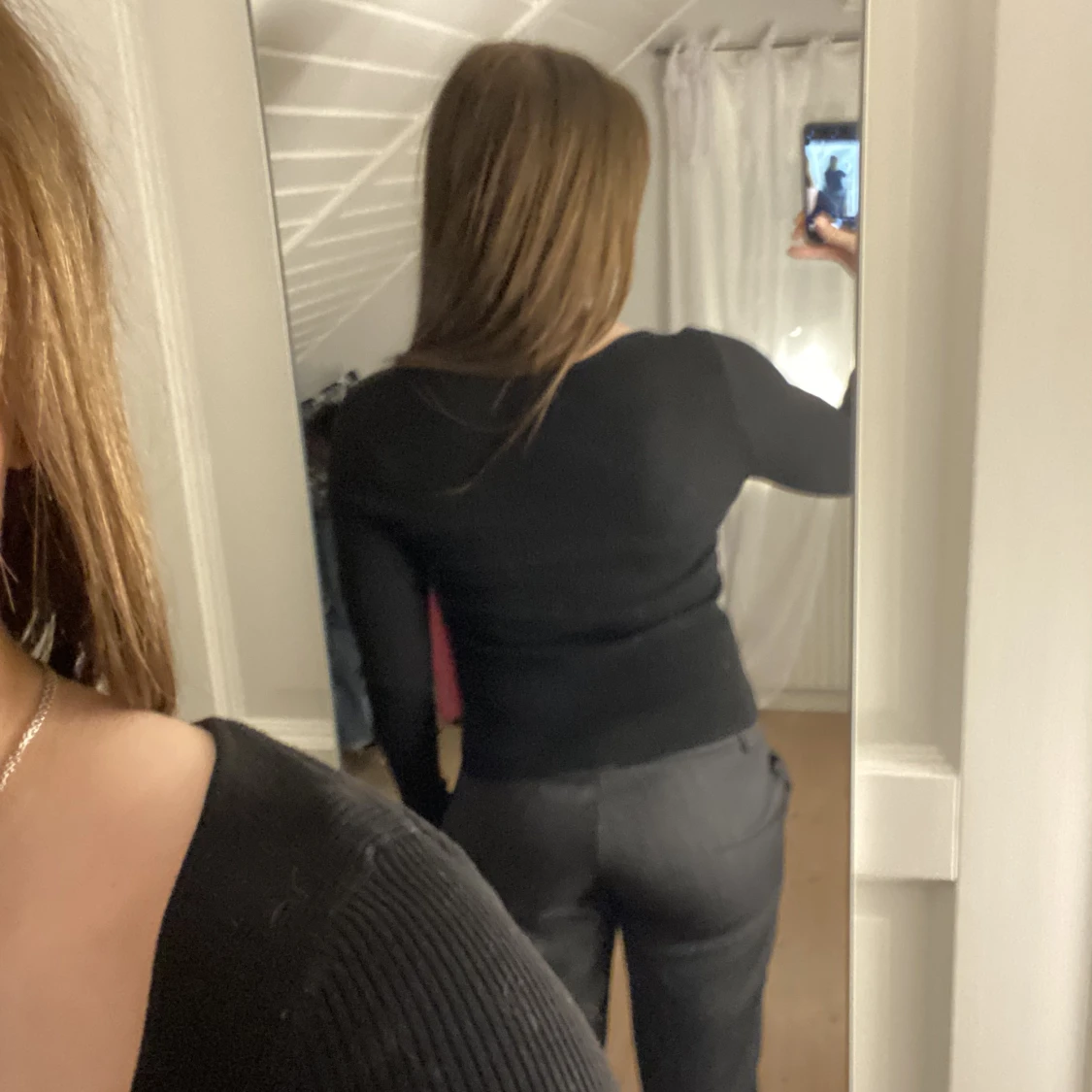 Svart uringad tröja H&M - 90