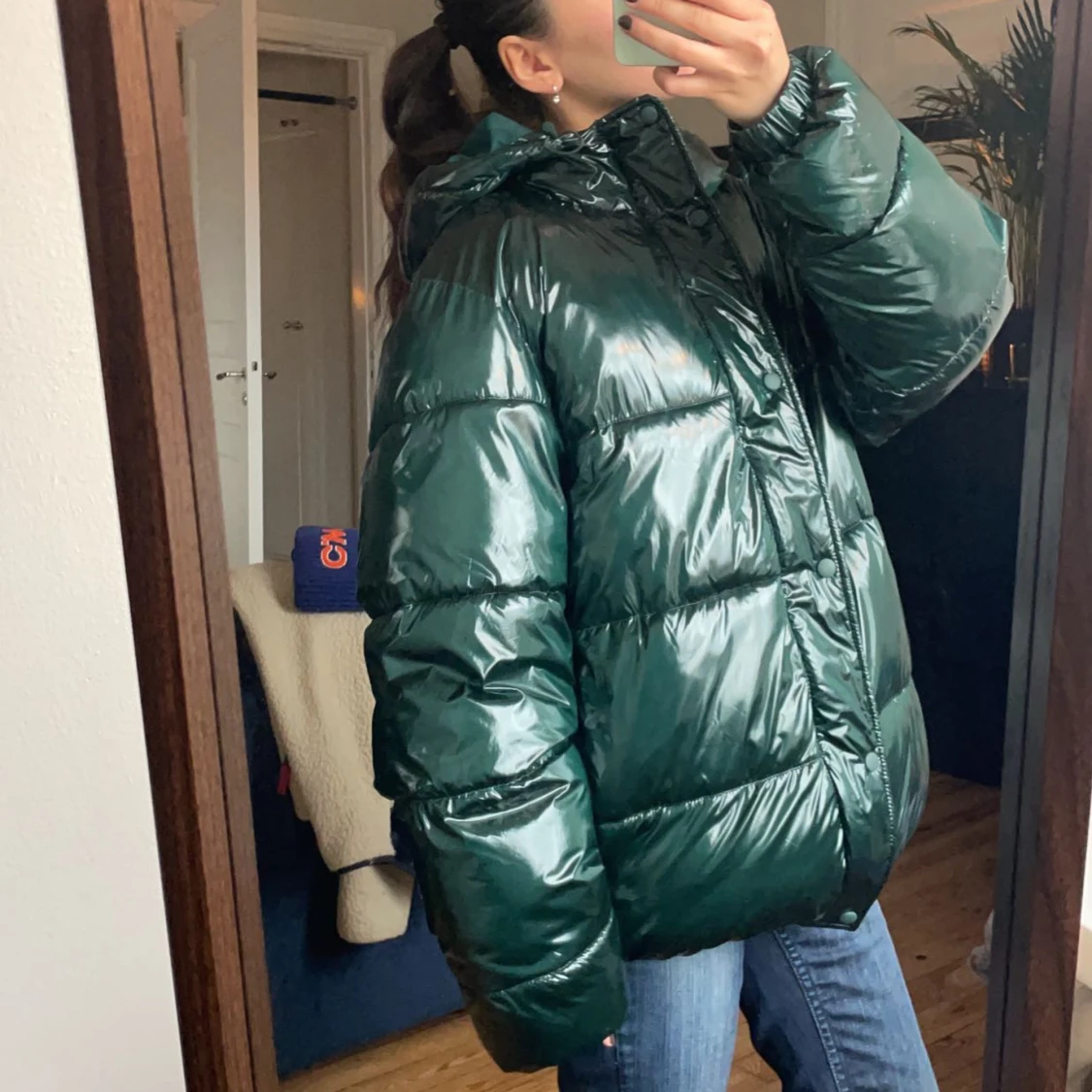 Grön vinterjacka  - 91