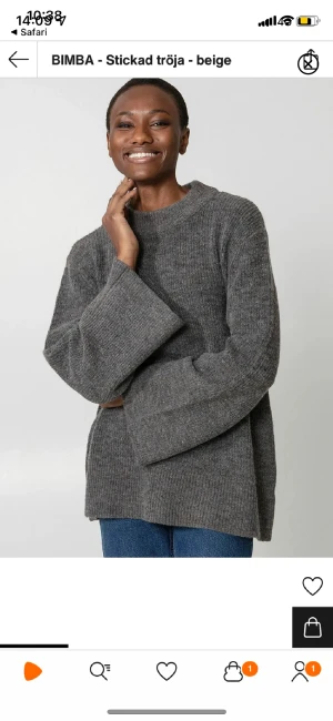 Stickad tröja - Slutsåld stickad tröja från indiska i modellen ”bimba” i M. Nypris 400kr💗