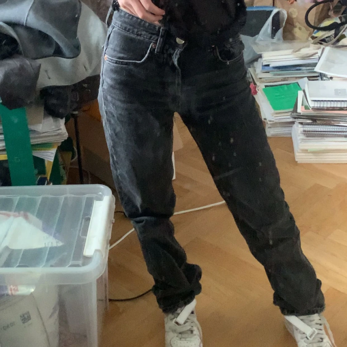 Zara straight leg jeans