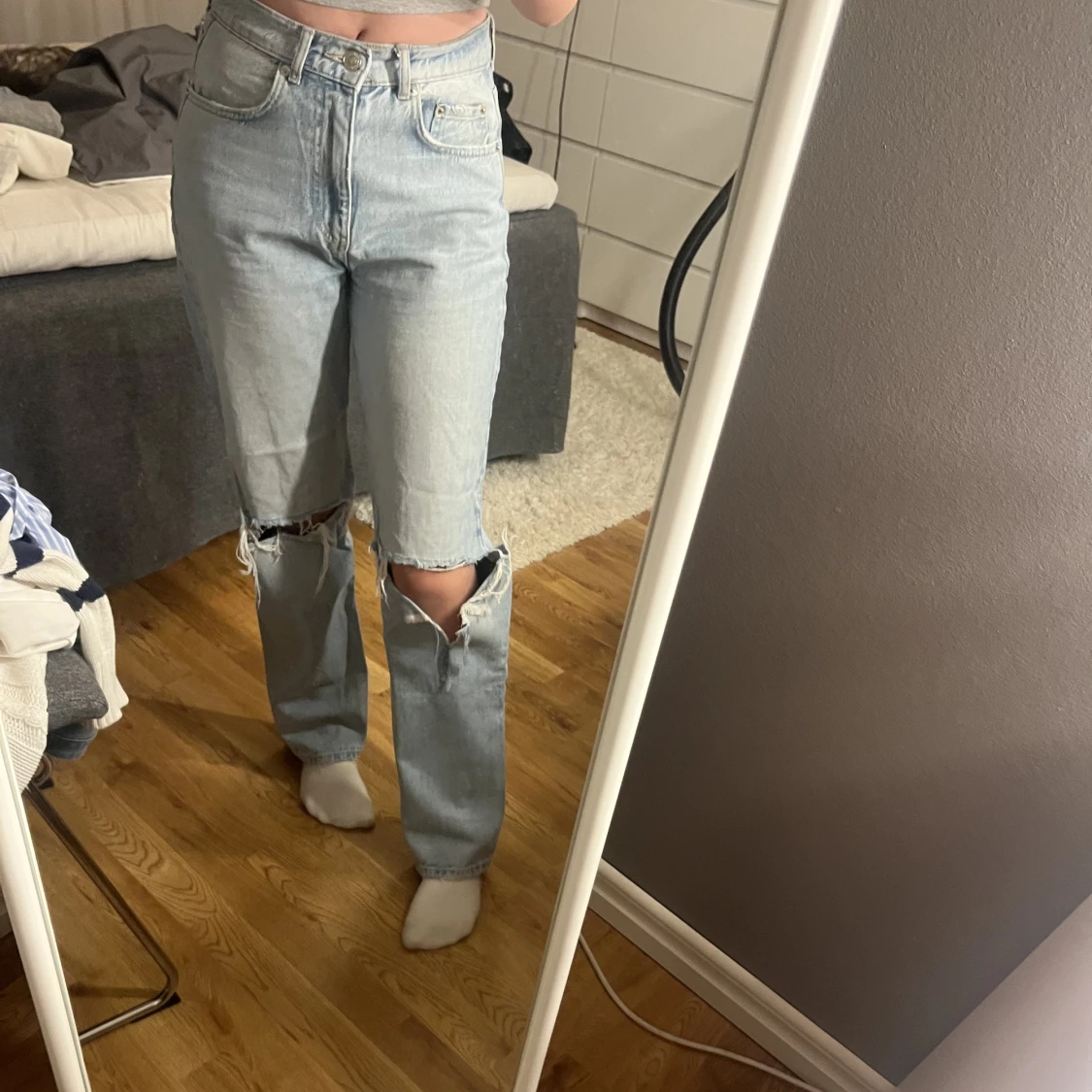 90s high waist jeans från gina - 91