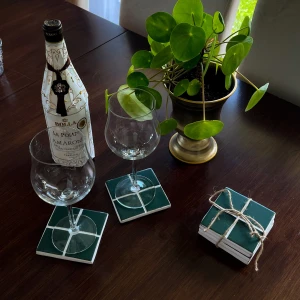 Dryckesunderlägg  - Dryckesunderlägg 4st för 100kr💚💚🥂🍷🍾