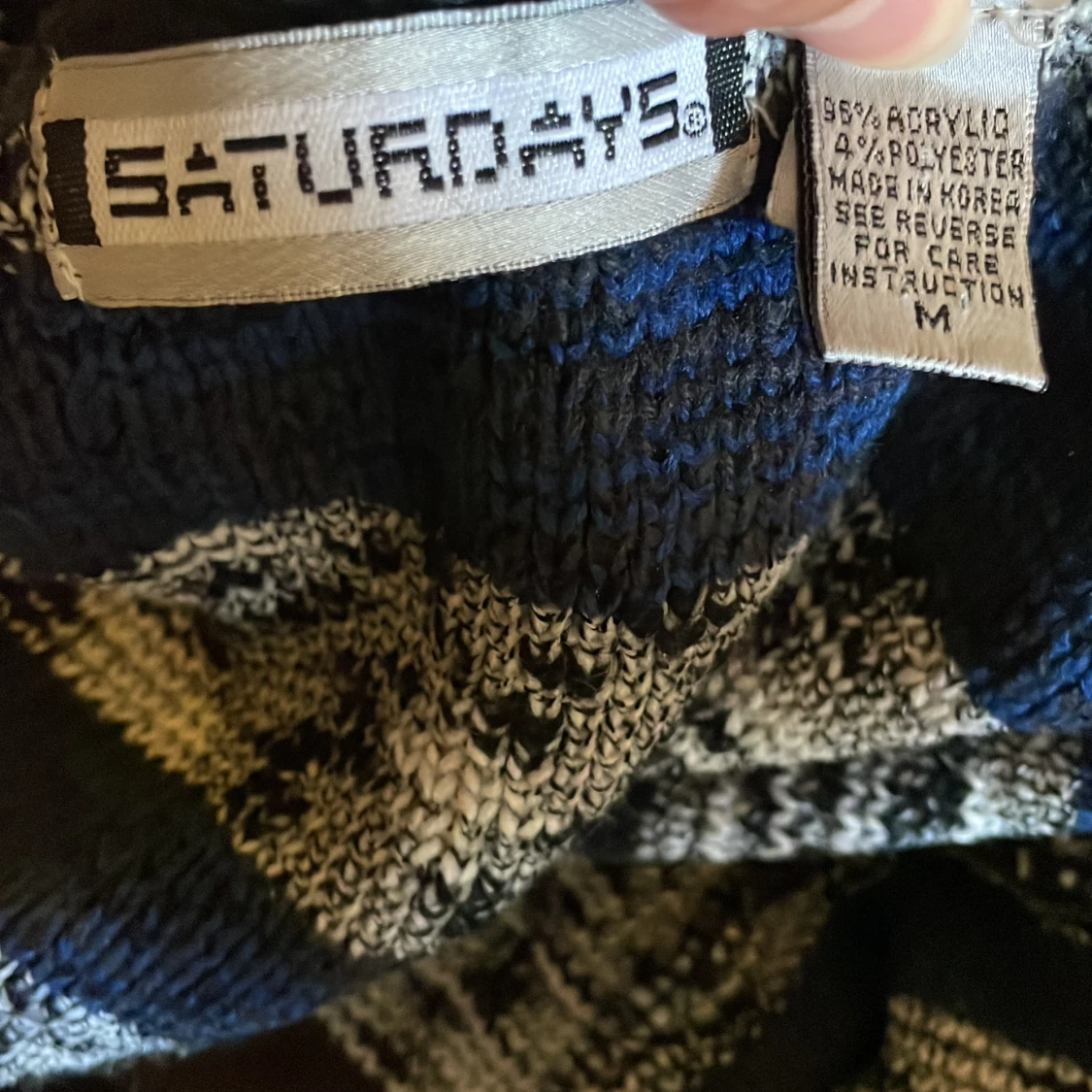 Mysig stickad tröja - 91