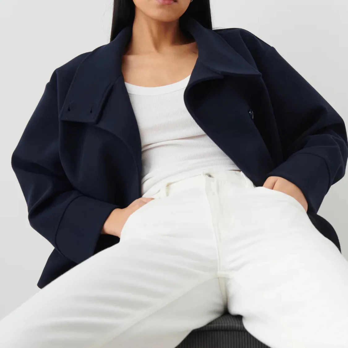 HELT NY SHORT FELT JACKET GINA TRICOT - 91